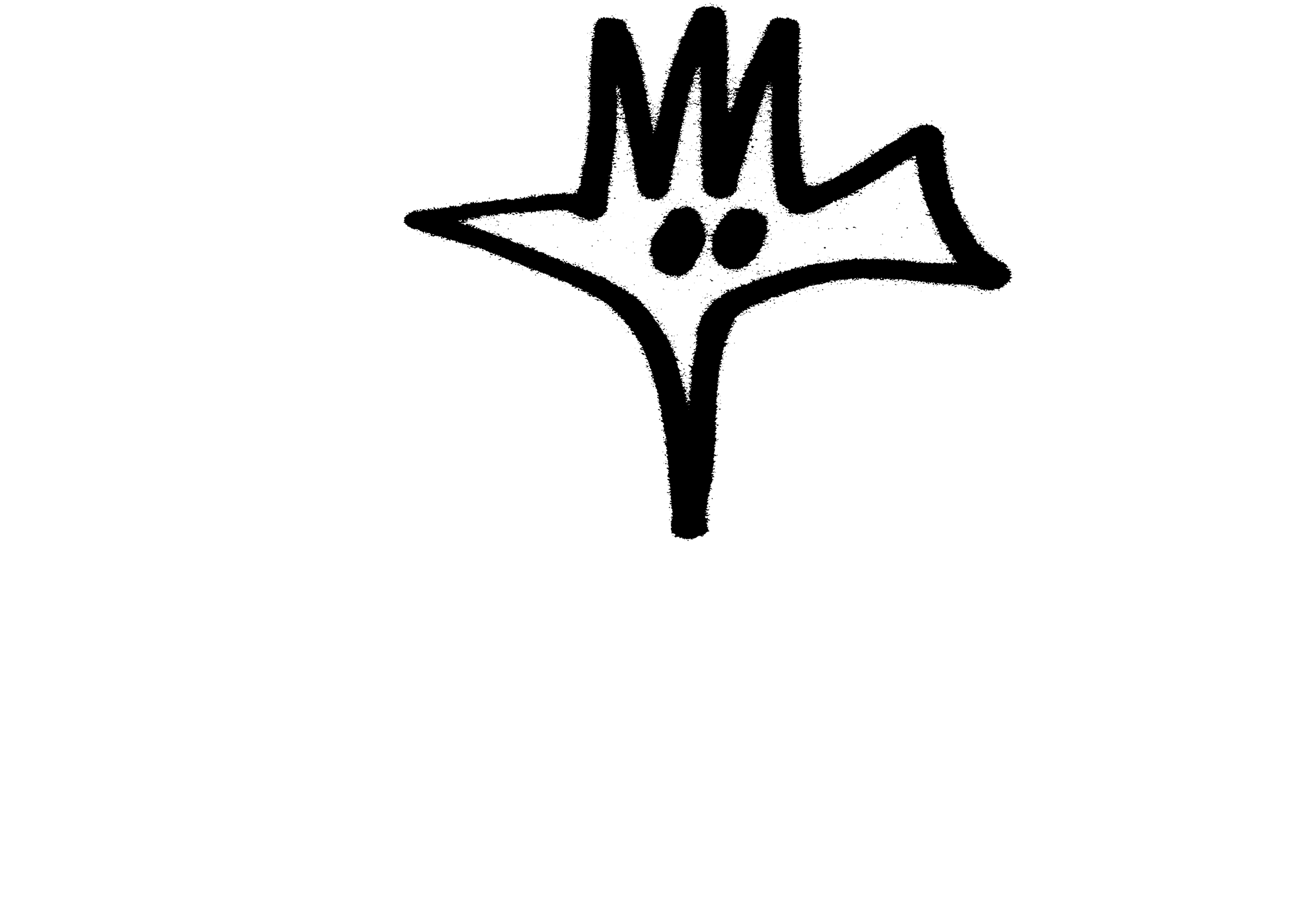 The black logo
